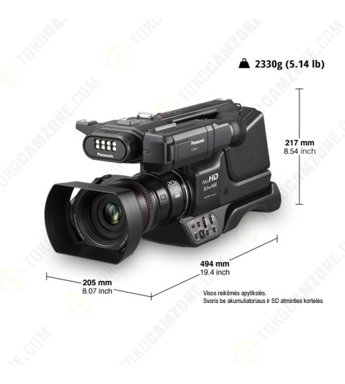 Panasonic HC-MDH3 HD Professional Camcorder (Promo Cashback Rp 1.000.000)